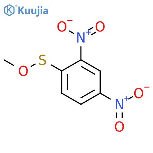 Benzenesulfenic acid,2,4-dinitro-, methyl ester structure