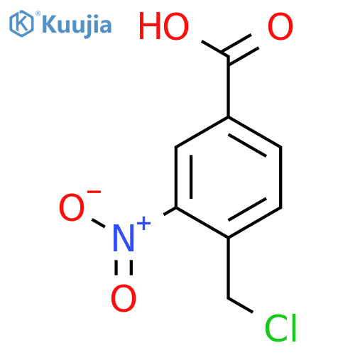 4-(chloromethyl)-3-nitrobenzoic acid structure