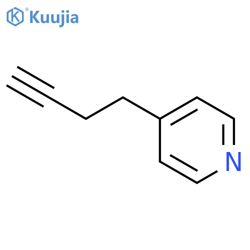 4-(but-3-yn-1-yl)pyridine structure
