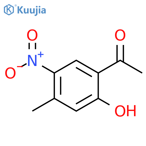 2’-Hydroxy-4’-methyl-5’-nitroacetophenone structure