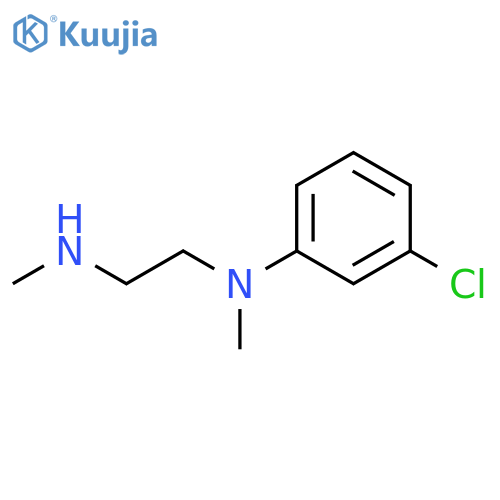 3-chloro-N-methyl-N-2-(methylamino)ethylaniline structure