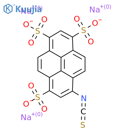 8-Isothiocyanato-1,3,6-pyrenetrisulfonic Acid Trisodium Salt structure