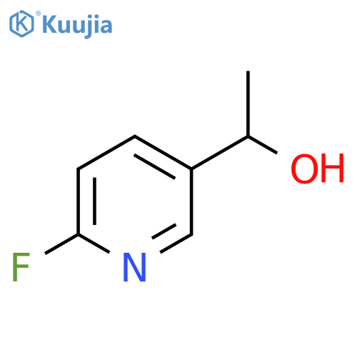 1-(6-Fluoropyridin-3-yl)ethan-1-ol structure