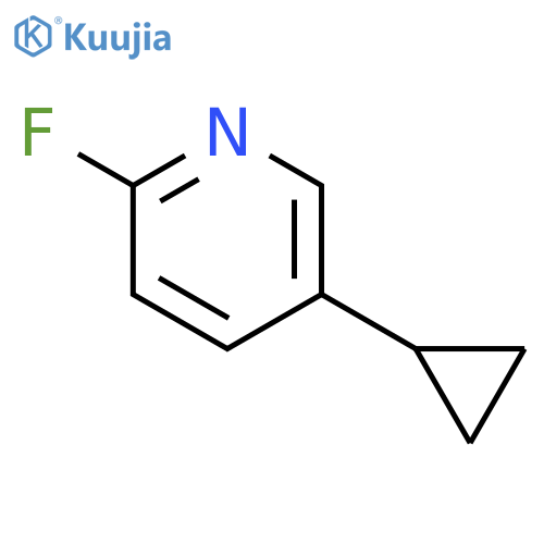 5-Cyclopropyl-2-fluoropyridine structure