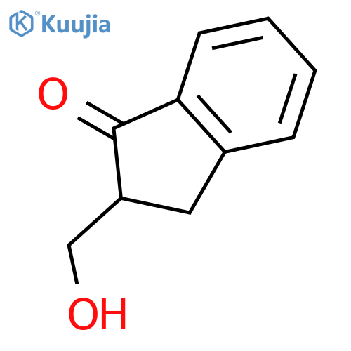 1H-Inden-1-one, 2,3-dihydro-2-(hydroxymethyl)- structure