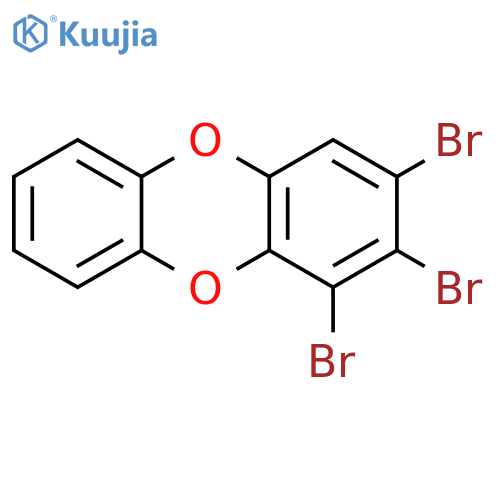 Dibenzo[b,e][1,4]dioxin,tribromo- structure