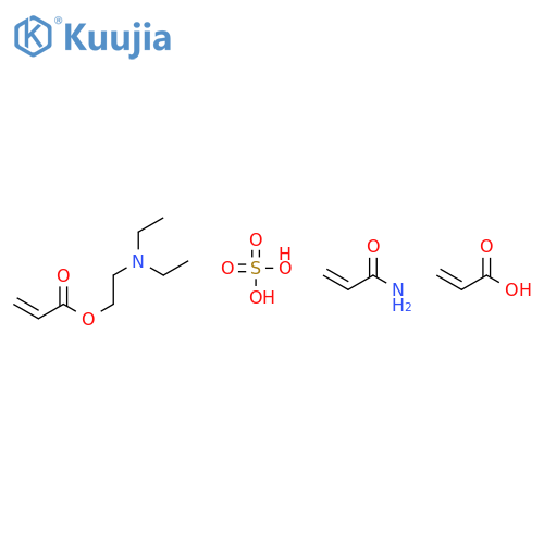 2-Propenoic acid, polymer with 2-(diethylamino)ethyl 2-propenoate and 2-propenamide, sulfate structure