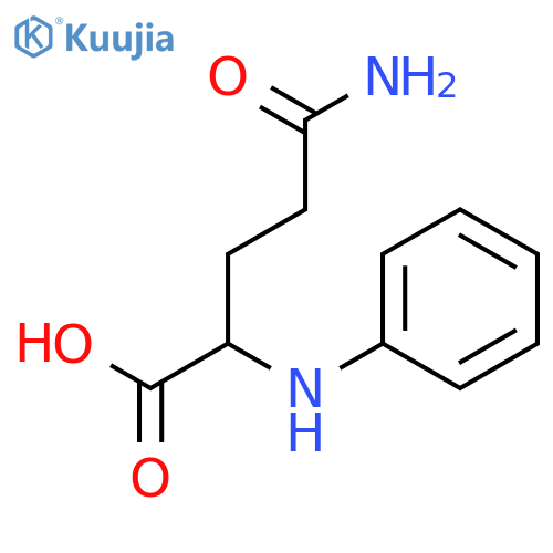 Glutamine, N-phenyl- structure