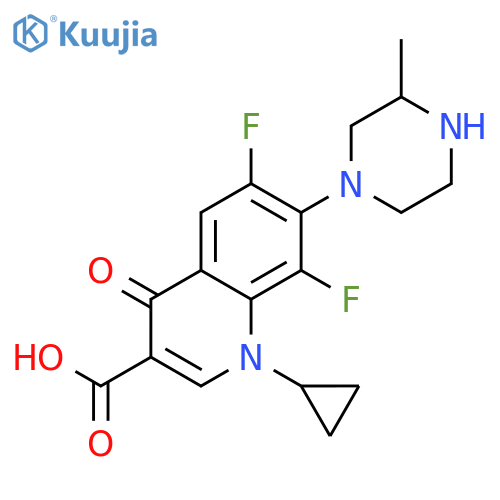 8-Demethoxy-8-fluoro Gatifloxacin structure