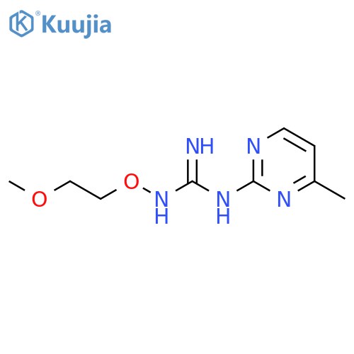 Guanidine, N-(2-methoxyethoxy)-N'-(4-methyl-2-pyrimidinyl)- structure