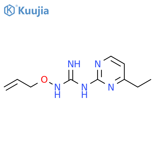 Guanidine, N-(4-ethyl-2-pyrimidinyl)-N'-(2-propenyloxy)- structure