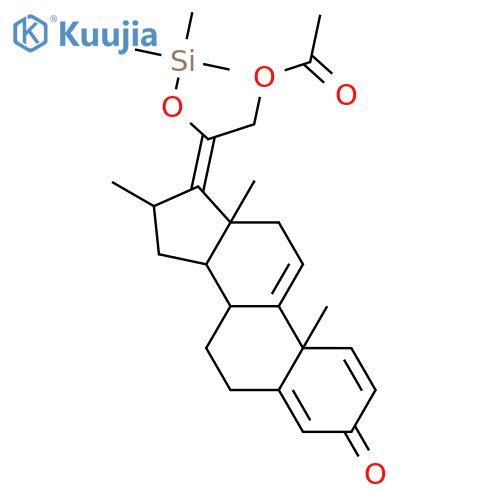[(2e)-2-[(16r)-10,13,16-trimethyl-3-oxo-7,8,12,14,15,16-hexahydro-6h-cyclopenta[a]phenanthren-17-ylidene]-2-trimethylsilyloxyethyl] Acetate structure