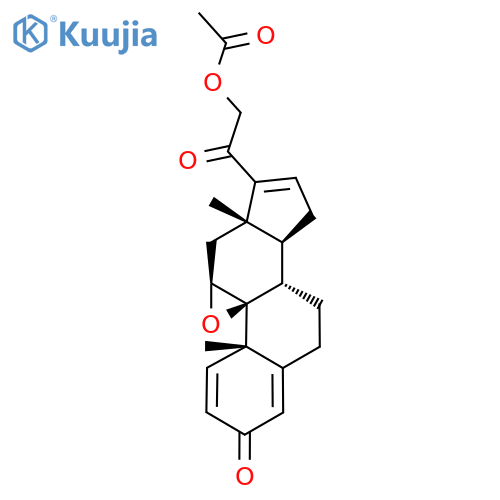 (9b,11b)-21-(Acetyloxy)-9,11-epoxypregna-1,4,16-triene-3,20-dione structure