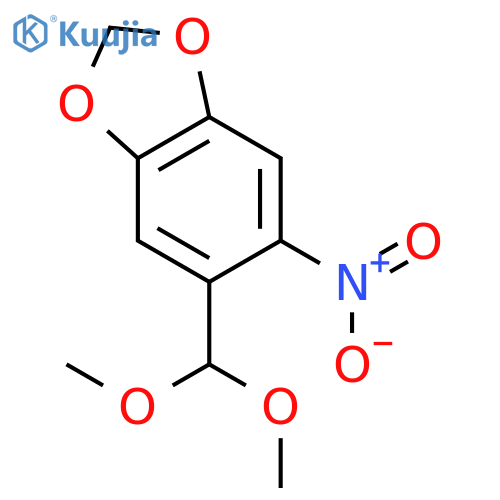 5-(dimethoxymethyl)-6-nitro-1,3-benzodioxole structure