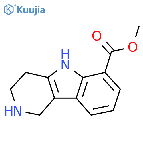 methyl 1H,2H,3H,4H,5H-pyrido4,3-bindole-6-carboxylate structure