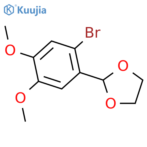 1,3-Dioxolane, 2-(2-bromo-4,5-dimethoxyphenyl)- structure