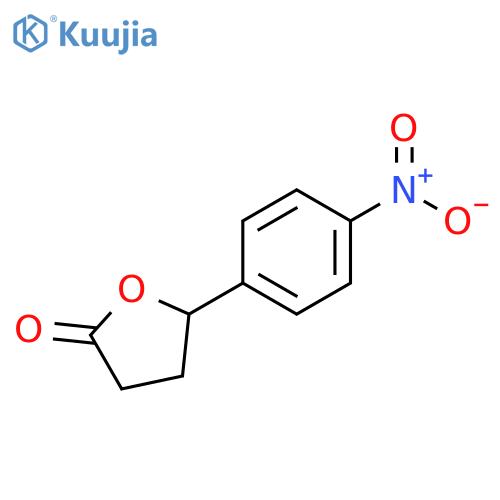 2(3H)-Furanone, dihydro-5-(4-nitrophenyl)- structure
