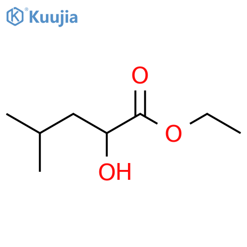 Ethyl 2-hydroxy-4-methylvalerate structure