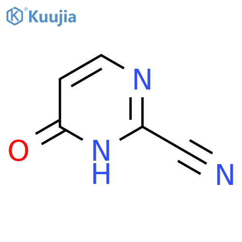 4-Hydroxypyrimidine-2-carbonitrile structure