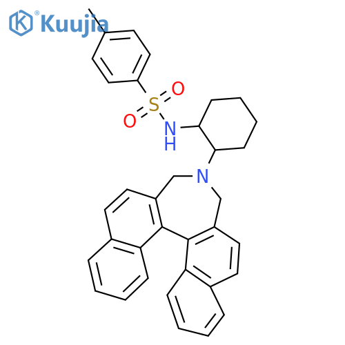 N-[(1R,2R)-2-[(11bR)-3,5-Dihydro-4H-dinaphth[2,1-c:1',2'-e]azepin-4-yl]cyclohexyl]-4-methylbenzenesulfonamide structure