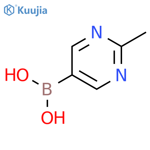 (2-Methylpyrimidin-5-yl)boronic acid structure