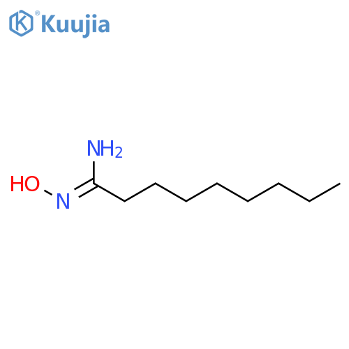 Nonanimidamide,N-hydroxy- structure