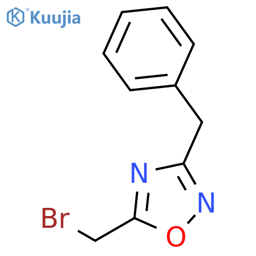 3-Benzyl-5-(bromomethyl)-1,2,4-oxadiazole structure