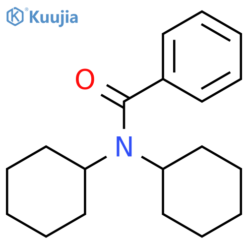 Benzamide,N,N-dicyclohexyl- structure