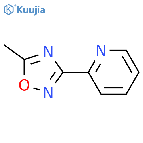 5-Methyl-3-(pyridin-2-yl)-1,2,4-oxadiazole structure