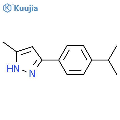 5-Methyl-3-p-isopropylphenylpyrazole structure