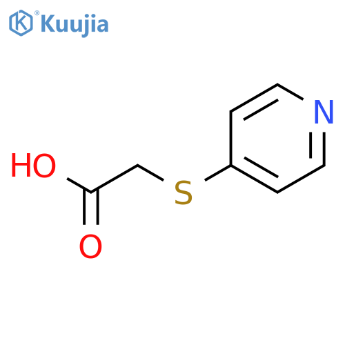 2-(pyridin-4-ylsulfanyl)acetic acid structure