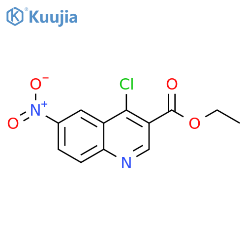 Ethyl 4-chloro-6-nitroquinoline-3-carboxylate structure