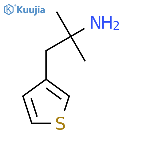2-Methyl-1-(thiophen-3-yl)propan-2-amine structure