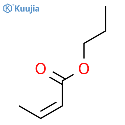 2-Butenoic acid, propylester structure