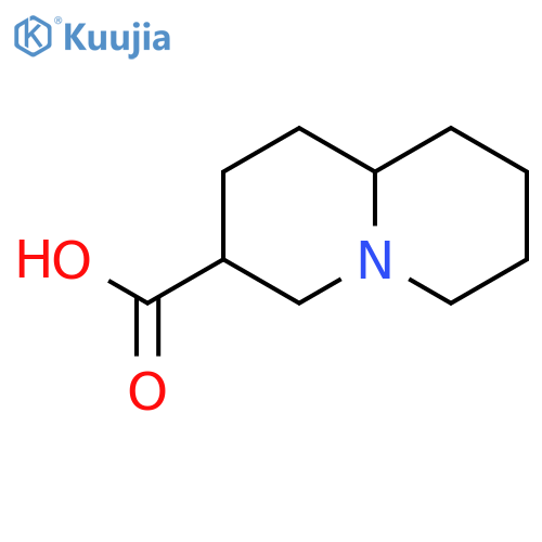 octahydro-1H-quinolizine-3-carboxylic acid structure