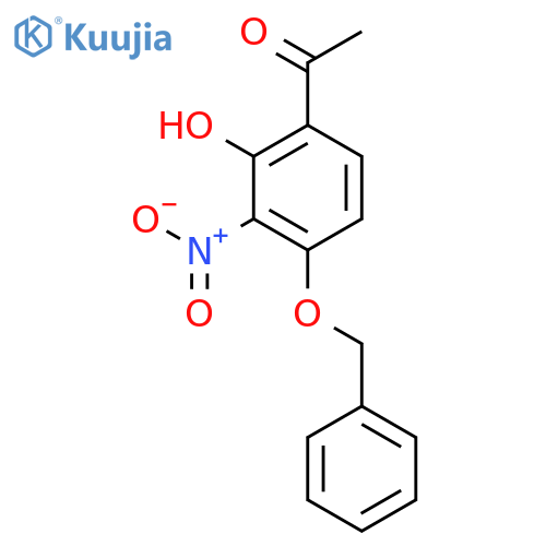 1-(4-benzyloxy-2-hydroxy-3-nitro-phenyl)ethanone structure