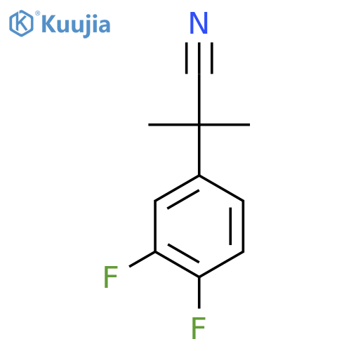 2-(3,4-Difluorophenyl)-2-methylpropanenitrile structure