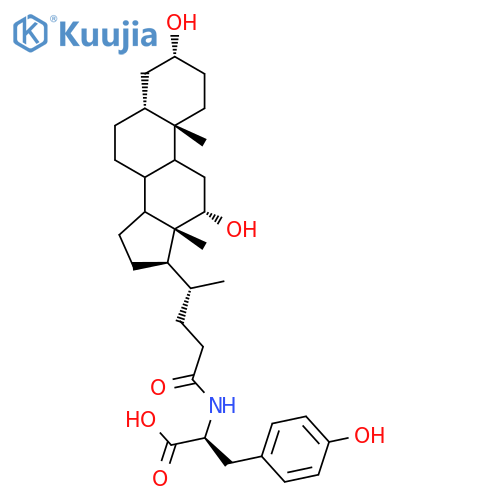 L-Tyrosine, N-[(3a,5b,12a)-3,12-dihydroxy-24-oxocholan-24-yl]- structure