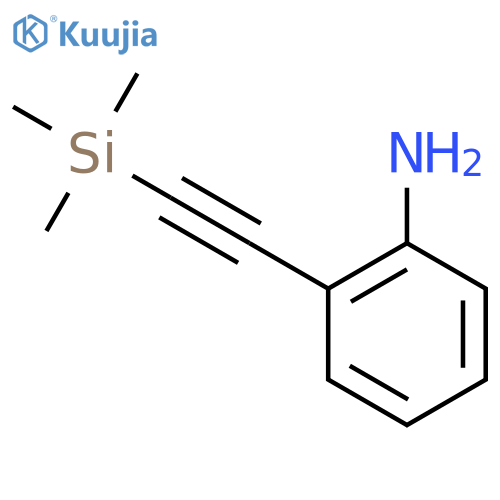 2-2-(trimethylsilyl)ethynylaniline structure