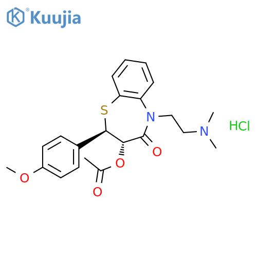 (2R-trans)-Diltiazem Hydrochloride structure