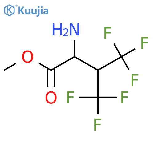 Methyl 2-amino-3-(trifluoromethyl)-4,4,4-trifluorobutanoate structure