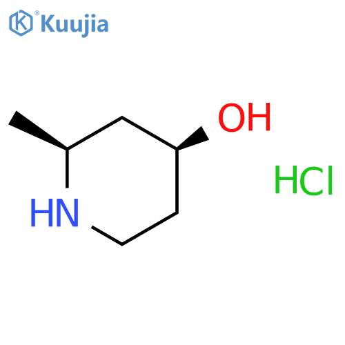 (2S,4S)-2-Methylpiperidin-4-ol hydrochloride structure