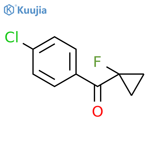 Methanone, (4-chlorophenyl)(1-fluorocyclopropyl)- (9CI) structure