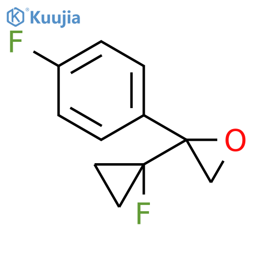 Oxirane, 2-(1-fluorocyclopropyl)-2-(4-fluorophenyl)- structure