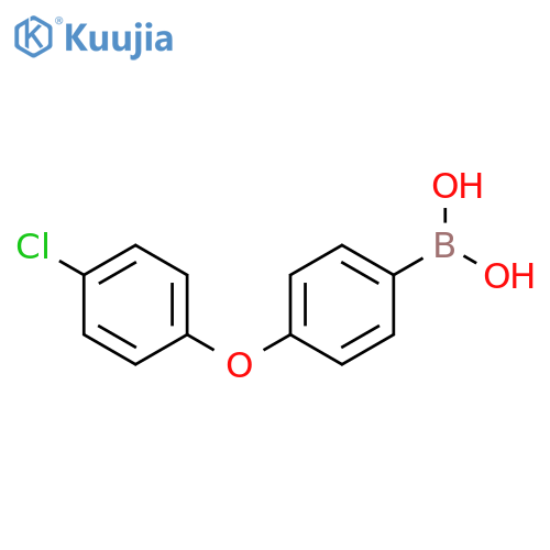 4-(4-Chlorophenoxy)phenylboronic Acid structure