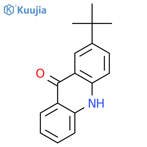 9(10H)-Acridinone,2-(1,1-dimethylethyl)- structure