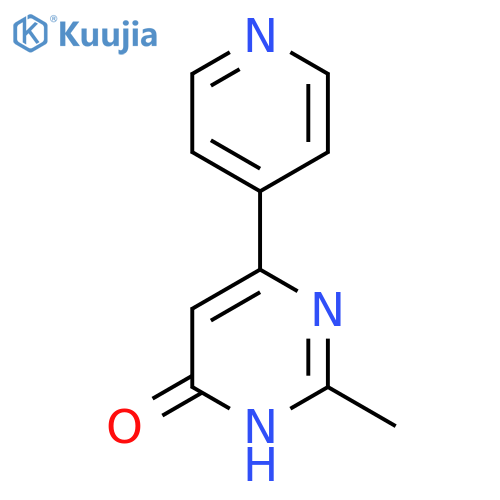 2-Methyl-6-(pyridin-4-yl)pyrimidin-4-ol structure