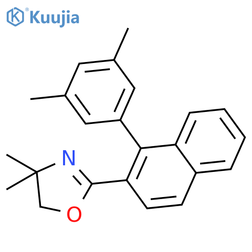 Oxazole,2-[1-(3,5-dimethylphenyl)-2-naphthalenyl]-4,5-dihydro-4,4-dimethyl- structure