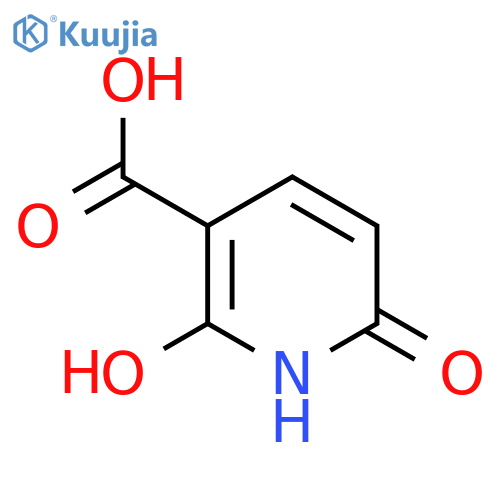 6-Hydroxy-2-oxo-1,2-dihydropyridine-3-carboxylic acid structure