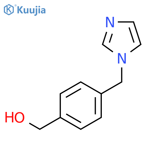 {4-(1H-Imidazol-1-yl)methylphenyl}methanol structure